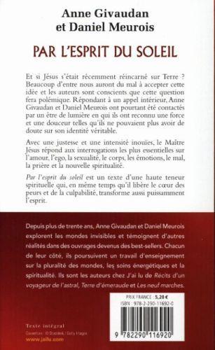 Image du produit Par l'esprit du soleil (Meurois-Givaudan Anne, Meurois Daniel, Français)
