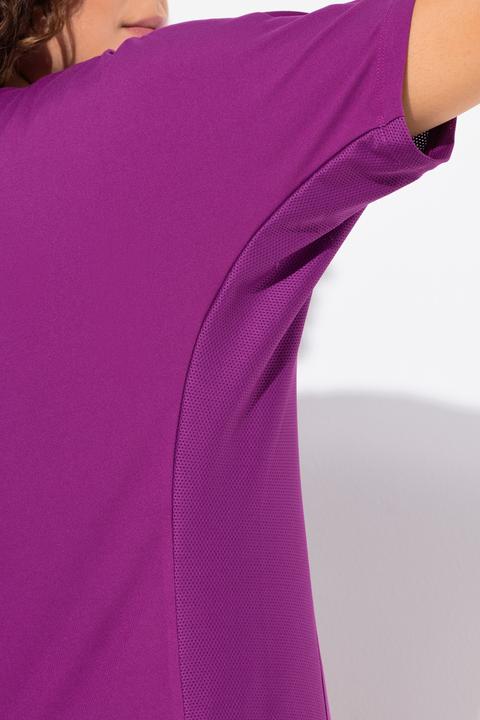 Immagine prodotto Ulla Popken Maglia funzionale con "Future", scollo a girocollo, mezze maniche e materiale riciclato (42, 44)
