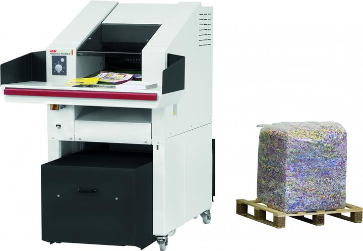 Actual product image HSM Shredder-press combination (Particle cut)