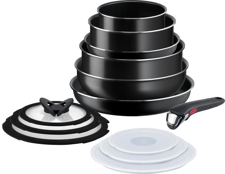Image du produit Lagostina 13 pièces Ingenio Easy Battery (Casserole, Poêle à frire, Aluminium)