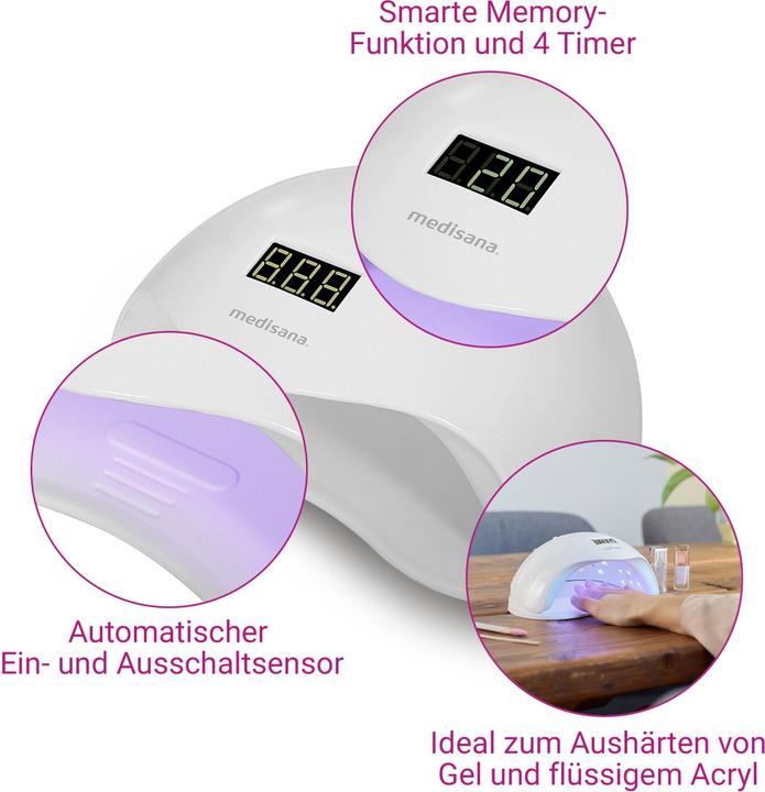 Produktbild Medisana ND 880 UV/LED Lampe