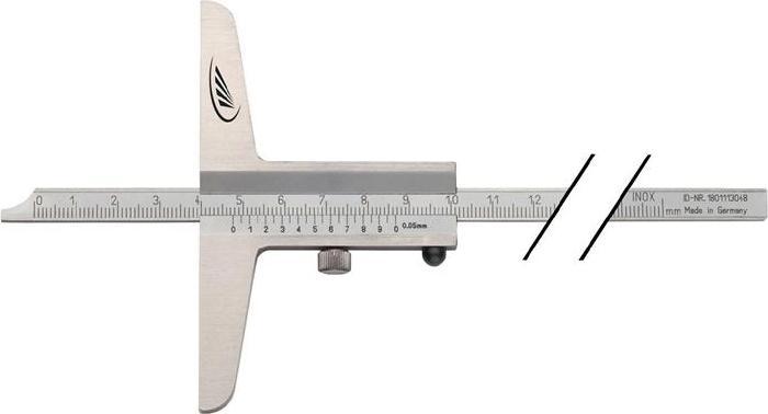 Helios Preisser Depth caliper DIN 862 500 mm straight measuring bar 12 x 4 mm (50 cm)