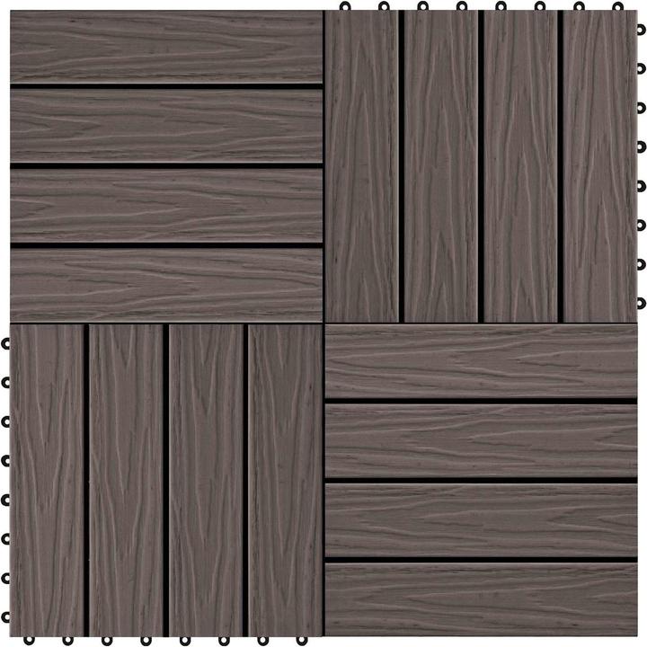 Produktbild vidaXL Terrassenfliese (11x, 30 x 30 cm)