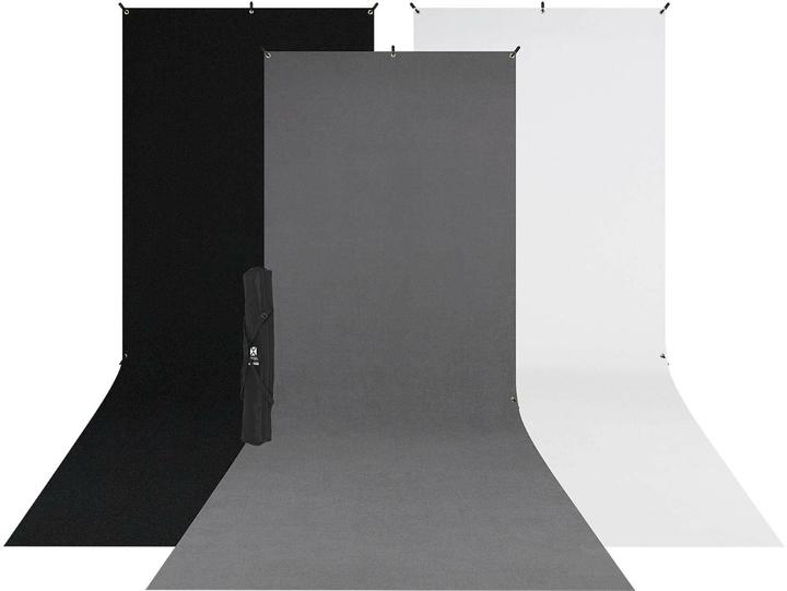 Actual product image Westcott X Drop 3 Pack Sweep Backdrop Kit (213.40 cm, 370 cm)