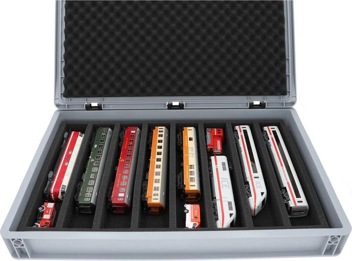 Image du produit Feldherr EB22SET - Conteneur Euro pour trains miniatures, locomotives et véhicules - 8 barres pour (Matières plastiques)