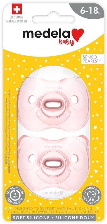 Image du produit Medela Baby Nuggi Soft Silicone 6-18 Duo assortiert (2 x, 6 - 18 M.)