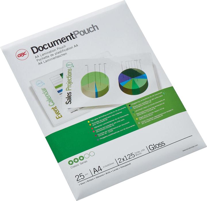 GBC Document Pouch - Heisslaminier-Folientaschen