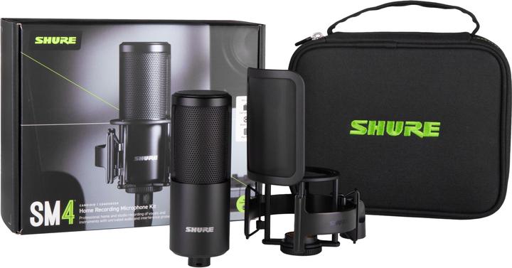 Tragetasche, Mikrofon, Pop-Filter x 1, Anti-Schock-Halterung x 1