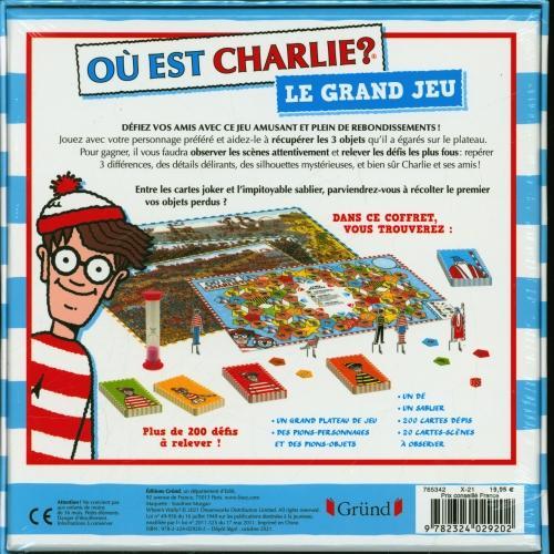 Image du produit Gründ éditions Où est Charlie? : le grand jeu : plus de 200 défis à relever! (Français, Handford Martin, 2024)