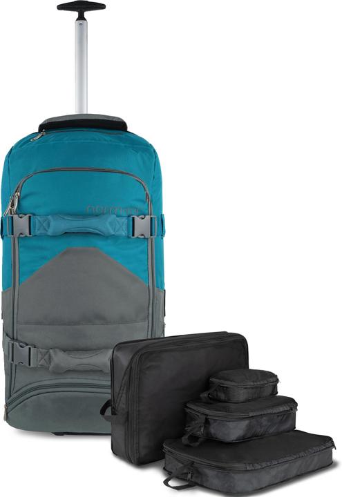 Normani Reisetasche mit Rucksackfunktion 90 L mit 4 Kleidertaschen (90 l)