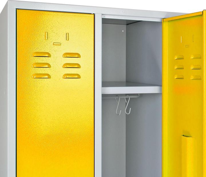 Actual product image ADB Locker Wardrobe yellow 1780 x 600 x 500 mm (60 cm, 178 cm)