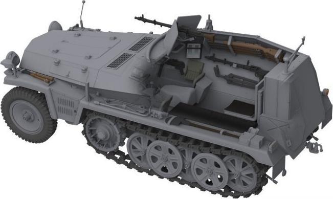 Produktbild Das Werk 1:16 16018 Sd.Kfz. 250/1 Ausf. A - Militair Voertuig Plastic Modelbouwpakket