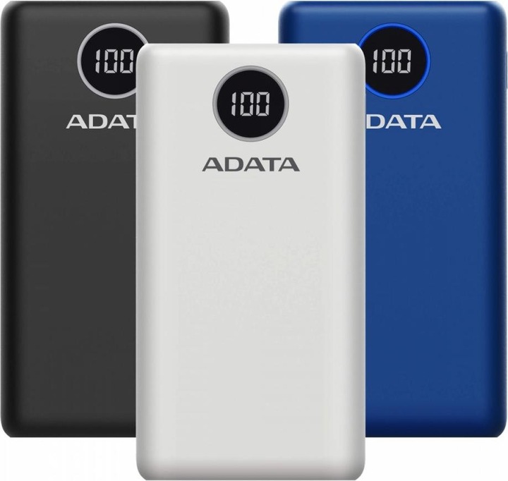 Produktbild Adata Power Pack P20000QCD Schwarz (20000 mAh, 18 W, 74 Wh)