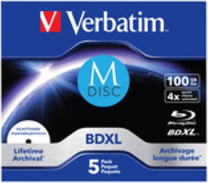 Actual product image Verbatim Bd-R (5 x)