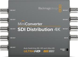 Actual product image Blackmagic Mini Converter SDI Distribution 4K (Digital -> Digital)