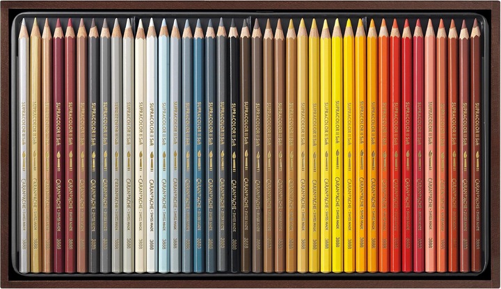 Immagine prodotto Caran d'Ache Supracolor Aquarelle Holzkoffer (Multicolore, 80 x)