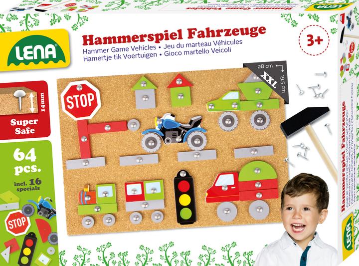 Produktbild Lena Hammerspiel Fahrzeuge
