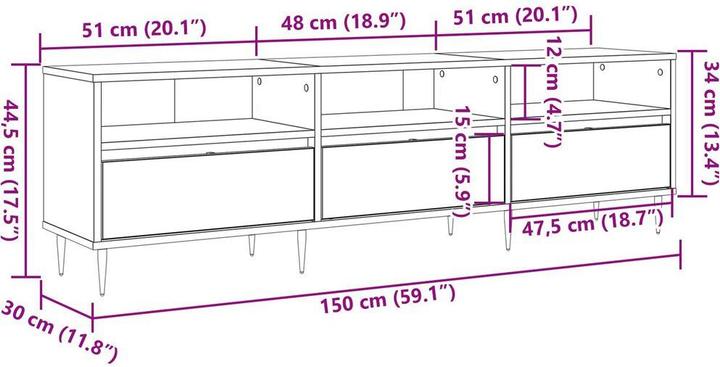 Produktbild vidaXL TV-Schränk