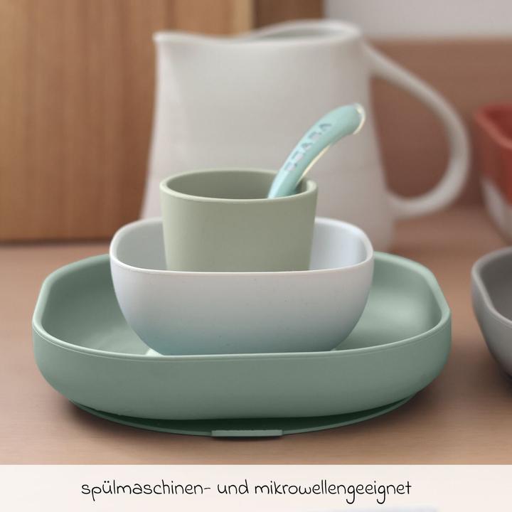 Produktbild Beaba Silikon Geschirr-Set 4-tlg salbei