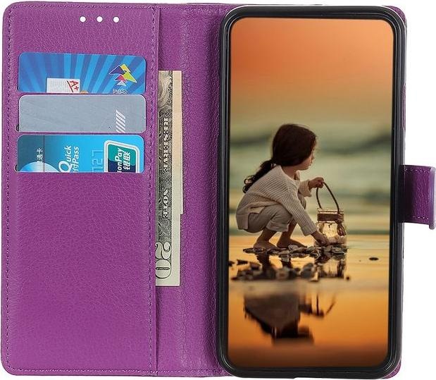 Actual product image MU Classic Litchi Leather Bookcover Series (Huawei P40 Pro)