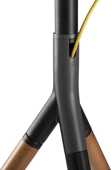 Actual product image Sinox Tripod TV gulvstand med drejbar top. 45"-65". Mørkt trae/sort (65", 32 kg)