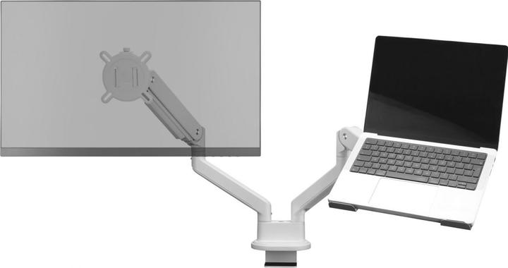 Actual product image One for All Monitor mount Solid Dual White DM 4220 (Ceiling, Table, 35", 10 kg)