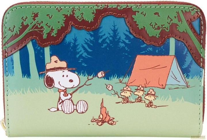 Actual product image Loungefly Peanuts by wallet 50th Anniversary Beagle Scouts