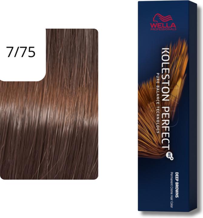 Immagine prodotto Wella Koleston Perfect Me+ (7/75 Biondo medio marrone-mogano)