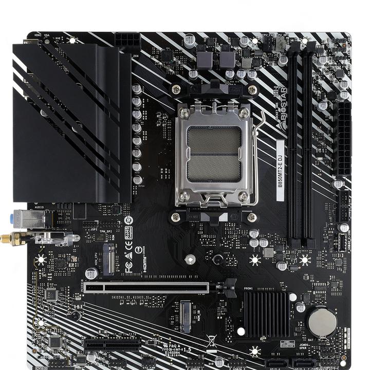 Actual product image Biostar B850MT2-E DJ (AM5, AMD B850, mATX)