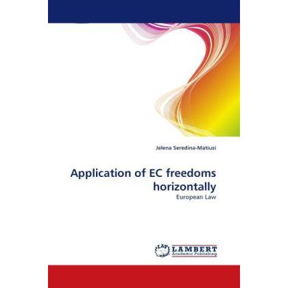 Application of EC freedoms horizontally, Fachbücher