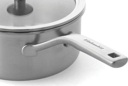 Actual product image KitchenAid 3PLY Cvd Saucepan 16cm / 1.50L Uncoated (16 cm, Saucepan, Stainless steel)