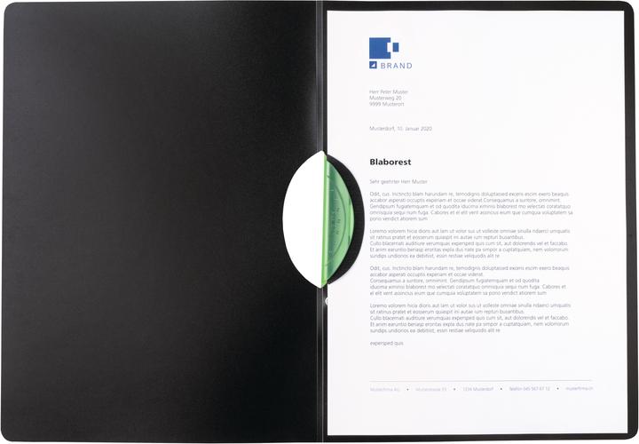 Image du produit Kolma Chemise à clip LineaVerde A4 Ergo Recycling noir (A4, 1x)