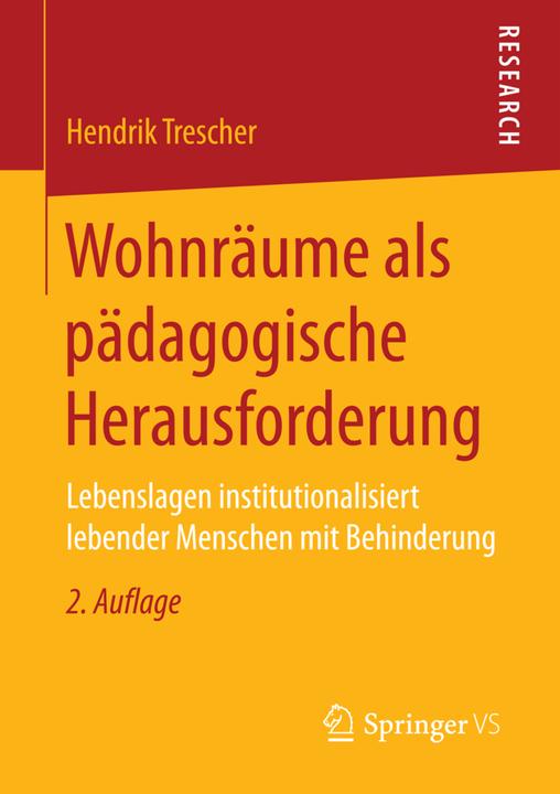 Produktbild Wohnräume als pädagogische Herausforderung (Deutsch, Hendrik Trescher, 2016)