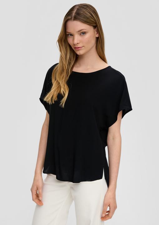 Actual product image S.Oliver Bluse Oversized Viskose-Bluse mit verlängertem Rückenteil (32)