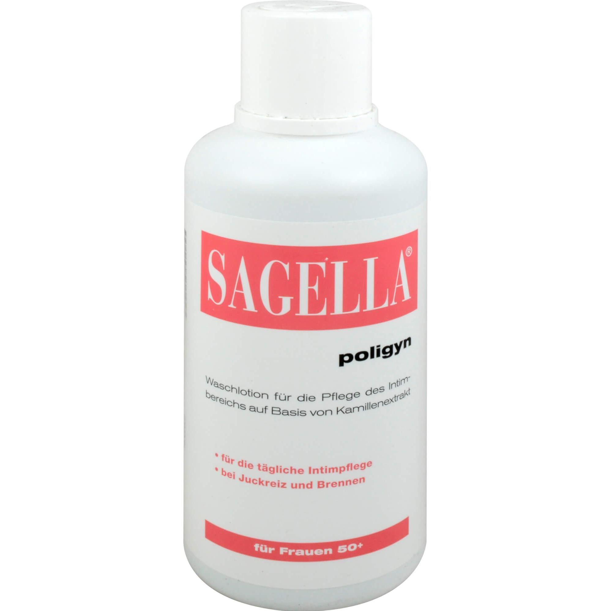 Sagella, Intimpflege, poligyn Waschlotion, 500 ml Lotion (500 ml, Intimwaschlotion)