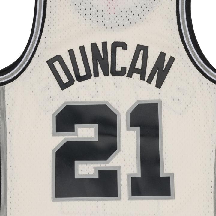Produktbild Mitchell & Ness Swingman Jersey San Antonio Spurs OFF-WHITE Tim Duncan - S (S)