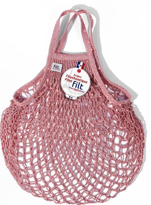Image du produit Filt - Einkaufsnetz mit kurzen Henkel rosegold