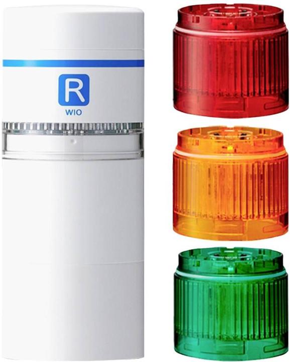 Produktbild Patlite Signalsäule WIO-B1R-RYG WIO Bernstein, Rot, Grün 1St.