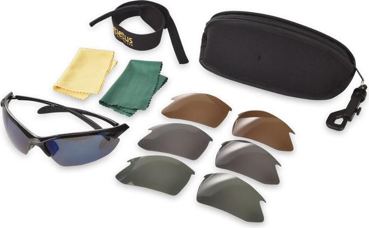 Actual product image Welltravel Eyewear set with interchangeable polarised lenses