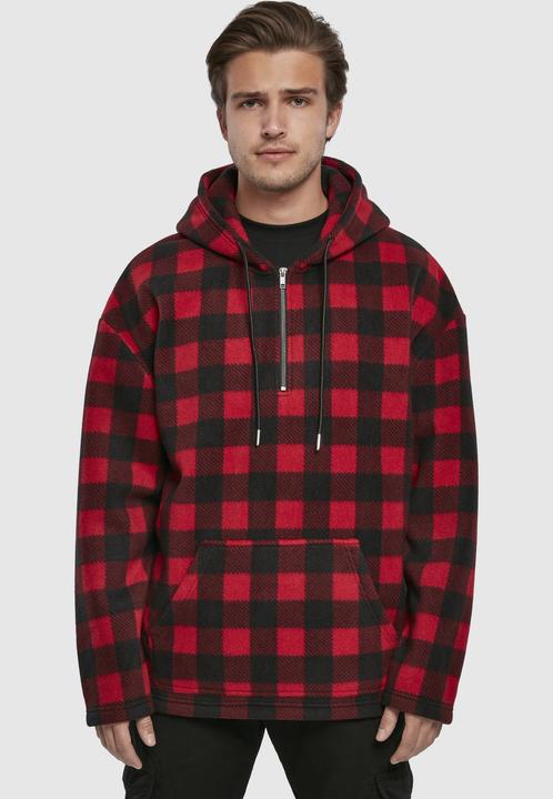 Produktbild Urban Classics Patterned Polar Fleece Half Zip Hoody (S)