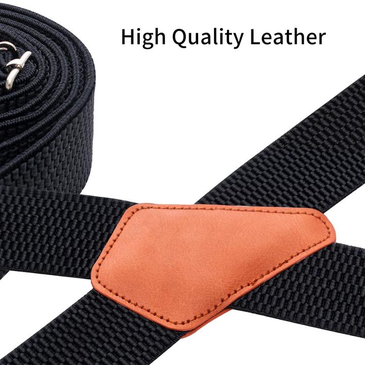 Produktbild Only-Bags.Store Hosenträger mit 4 starken Clips breite letzte verstellbare Länge