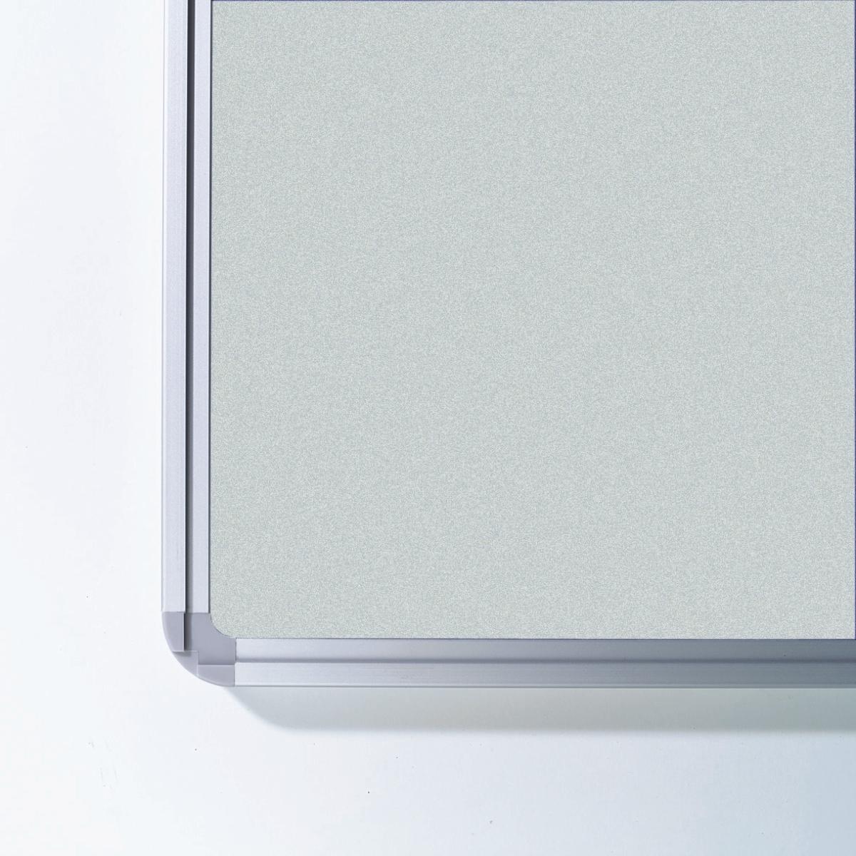 Ultradex, Pinnwand, Stellwandtafel beidseitig Filz B1500xH1200xT22mm grau (Pinnwand, 150 x 120 cm)