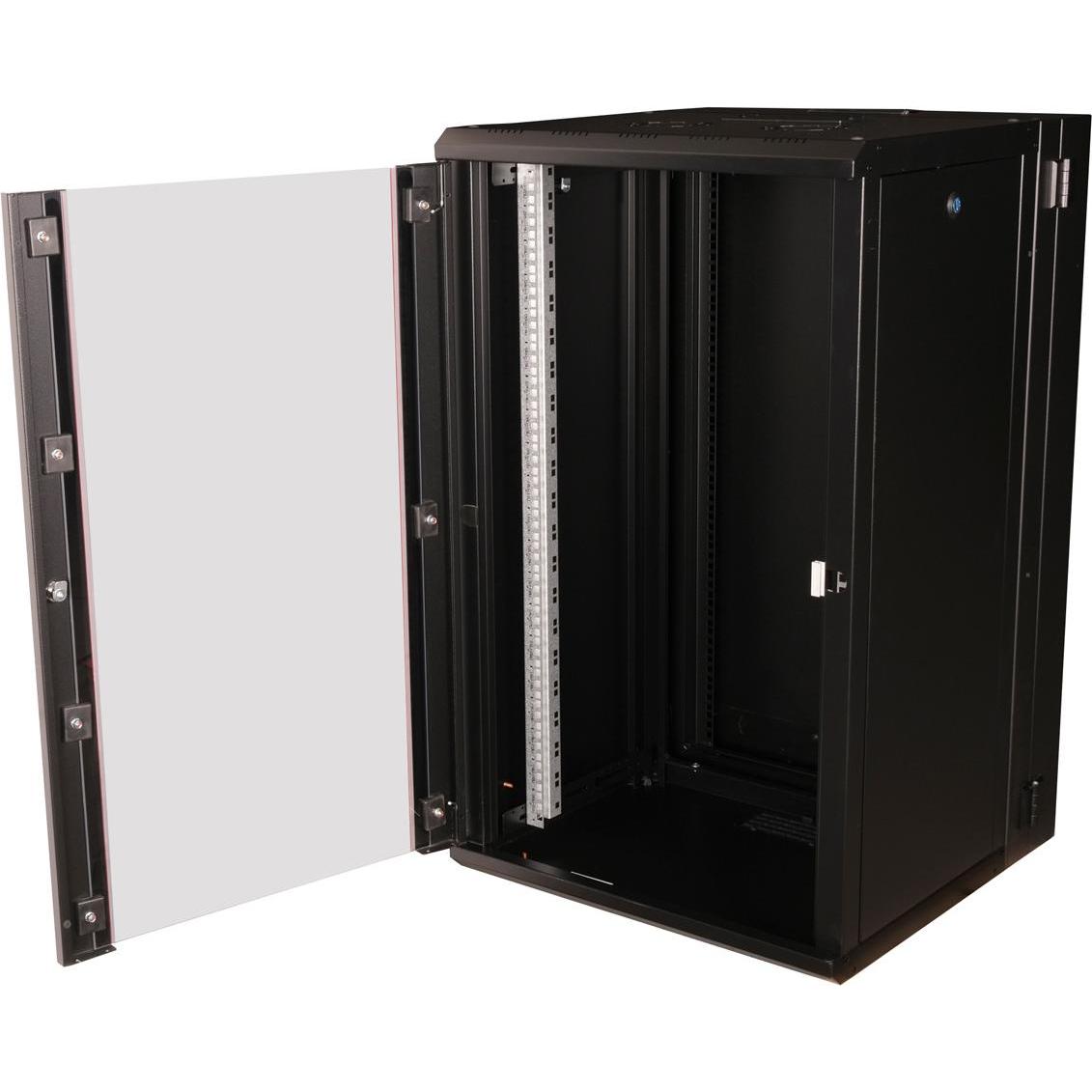 Thumbnail - Roline 19-Zoll Wandgehäuse Pro 20 HE (20 HE, 19 Zoll Rack), Serverschrank, Schwarz