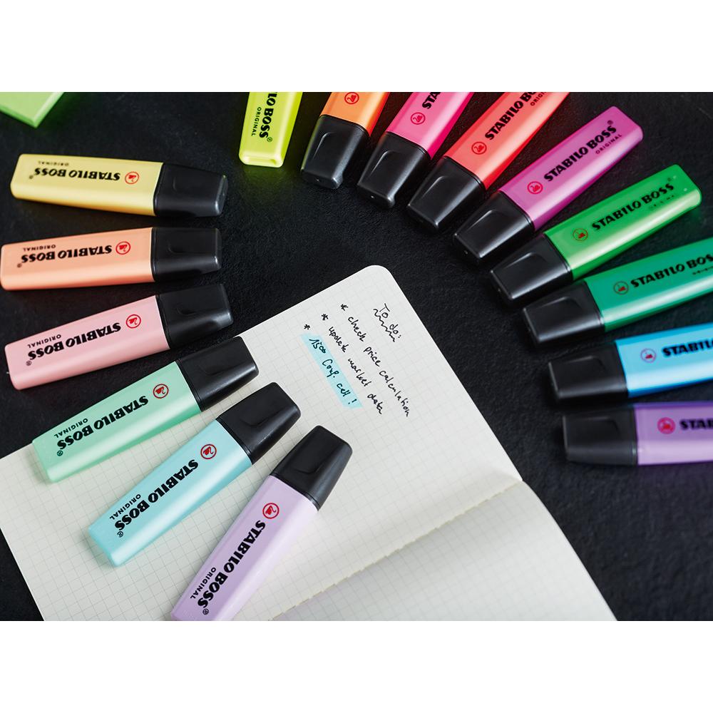 Thumbnail - STABILO, Marker, Textmarker - BOSS ORIGINAL - 2er Pack assortiert (Gelb, Blau, Assortiert nicht wählbar, Orange, Grün, 5...