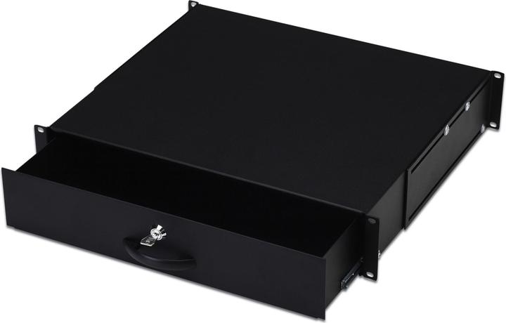 Produktbild Digitus DN-19 KEY-2U-SW Dokumentenfach, 2 HE, schwarz (RAL 9005)