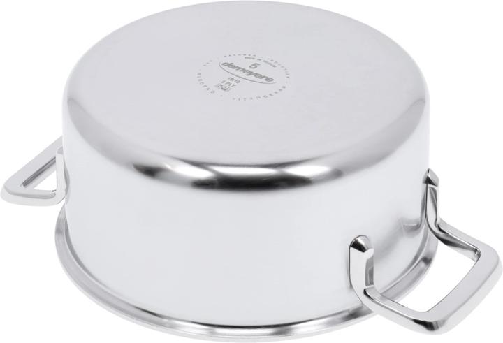 Produktbild Demeyere Intense 5 Kookpot 18 cm met dubbelwandig deksel (Kochtopf, Edelstahl, 18 x 10 cm)