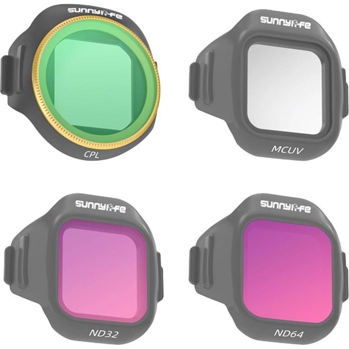 Sunnylife Set of 4 MCUV + CPL + ND32 + ND64 filters for MINI 5 Pro (Filtri per droni, DJI Mini 5 Pro), Accessori per drone