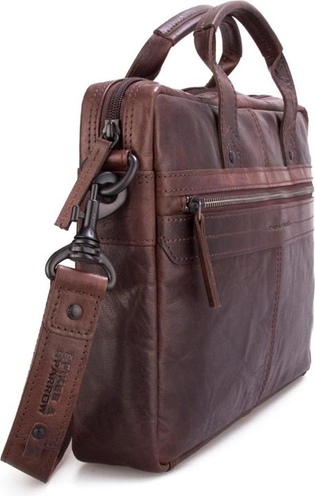 Produktbild Spikes & Sparrow & Sparrow Mannen Laptoptas / Werktas / Aktetas - Briefcase - Bruin - (13.30")