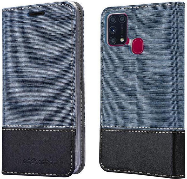 Produktbild Cadorabo Book Jeans Optik Cover (Samsung Galaxy M31)