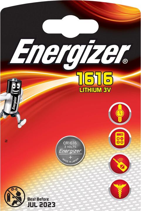 Produktbild Energizer CR1616 Lithium (1 Stk., CR1616, 60 mAh)